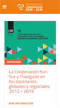 Mobile Screenshot of cooperacionsursur.org